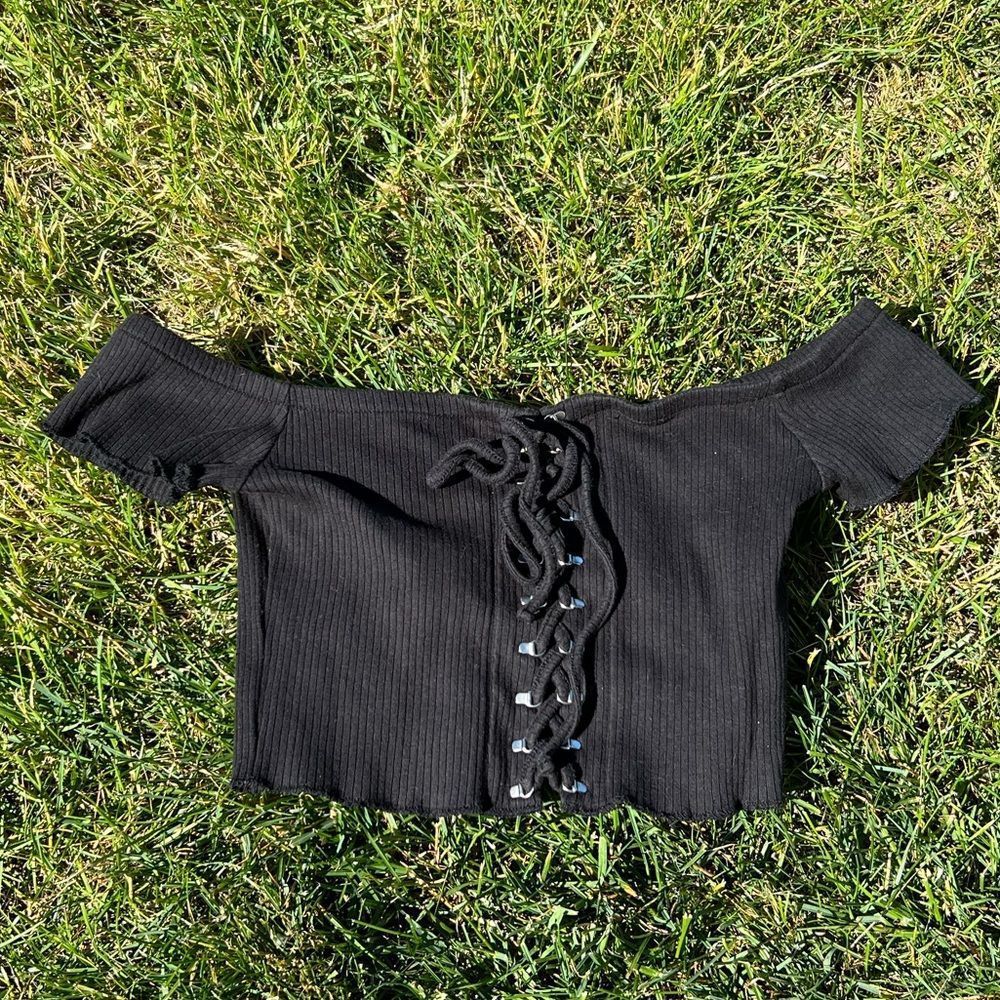 Forever 21 Cropped Off the Shoulder Top